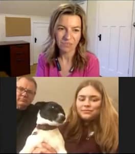 virtual dog training screen